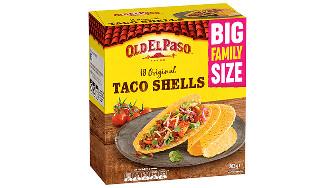 Family Size Original Taco Shells Old El Paso AU